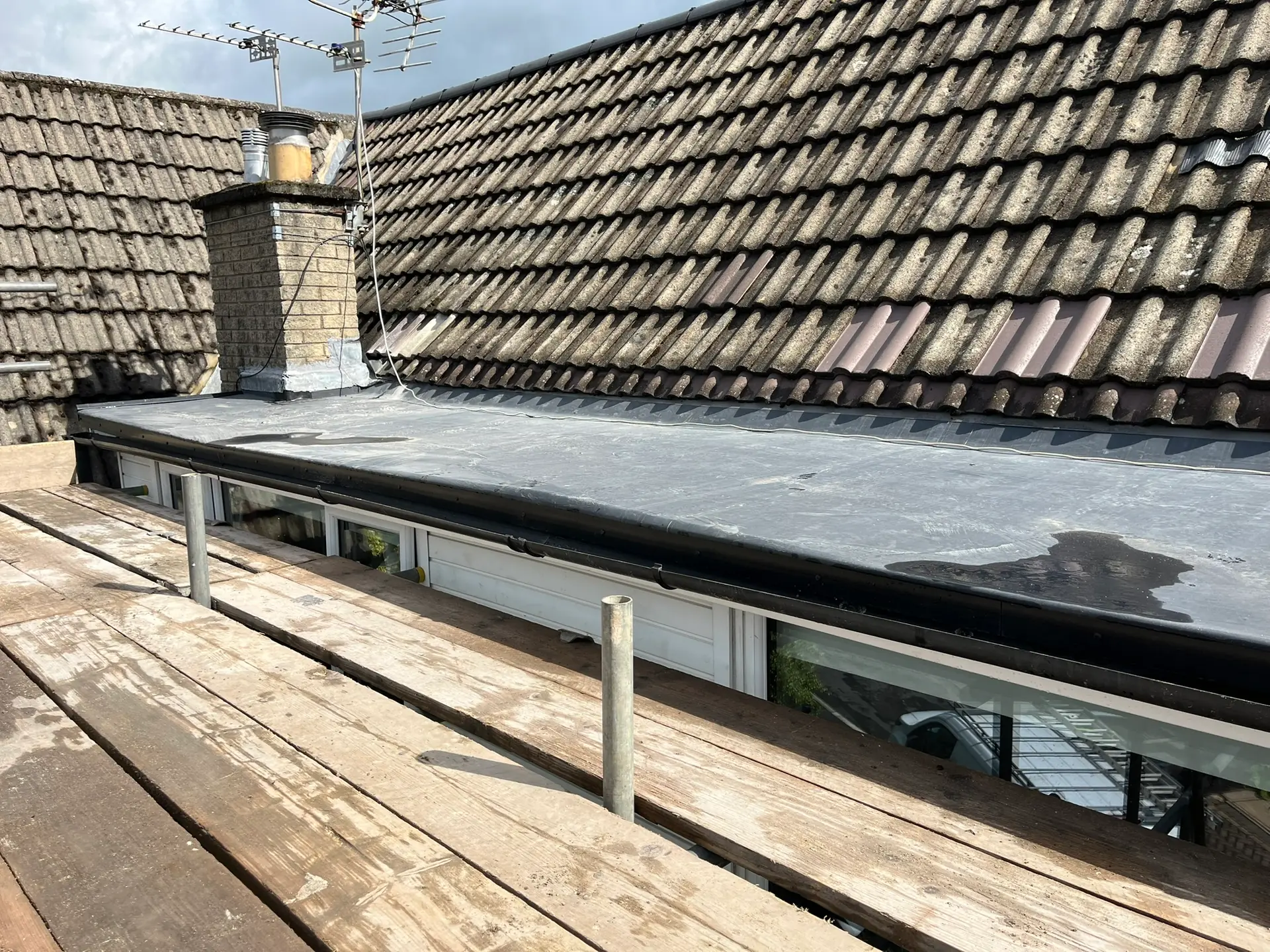 Roofing work, photo 1