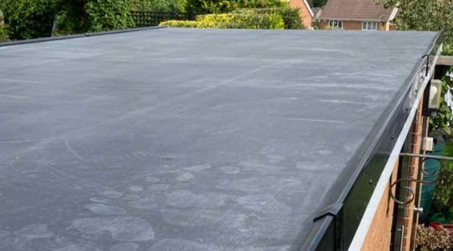 Flat roof patch repair